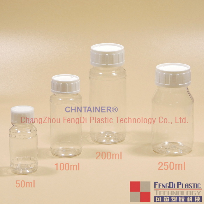 50 ml de botellas de diagnóstico PETG con cierre