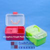 Caja de almacenamiento para el hogar con forma de rectángulo de plástico